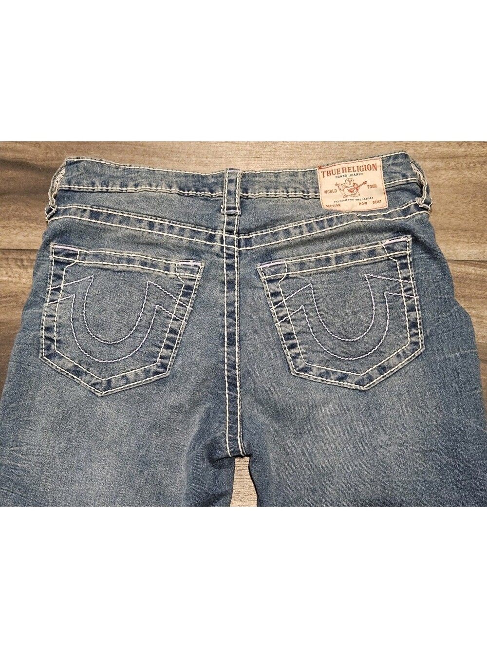 True Religion Jeans Womens 30 Halle High Rise Super Skinny Flap Pockets Denim